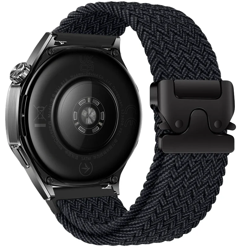 Braided Nylon Loop Strap – Versatile and Stylish Watch Bracelet, 22mm/20mm