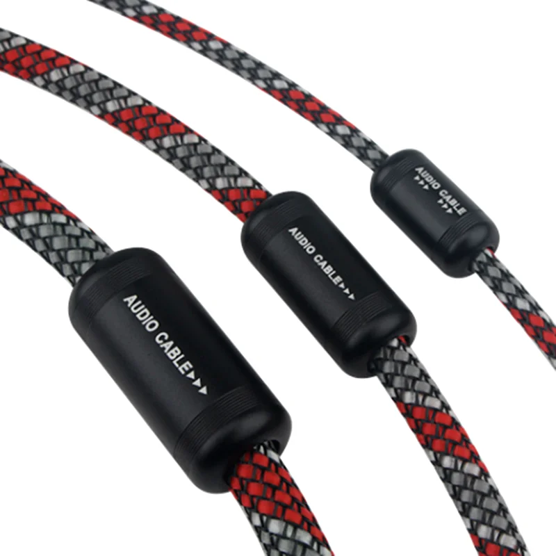 2Pcs ˷̴ ձ HiFi  ̺  Ŀ ̺  ǥ Anti-electronic Interference
