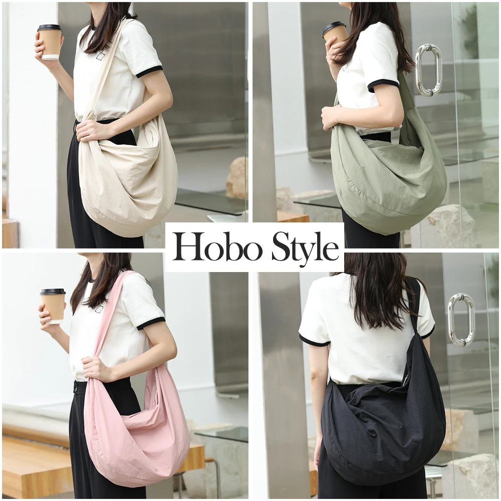 Hynbase Women Fashion Korean Canvas Cross Shoulder Tote Handbag Purse