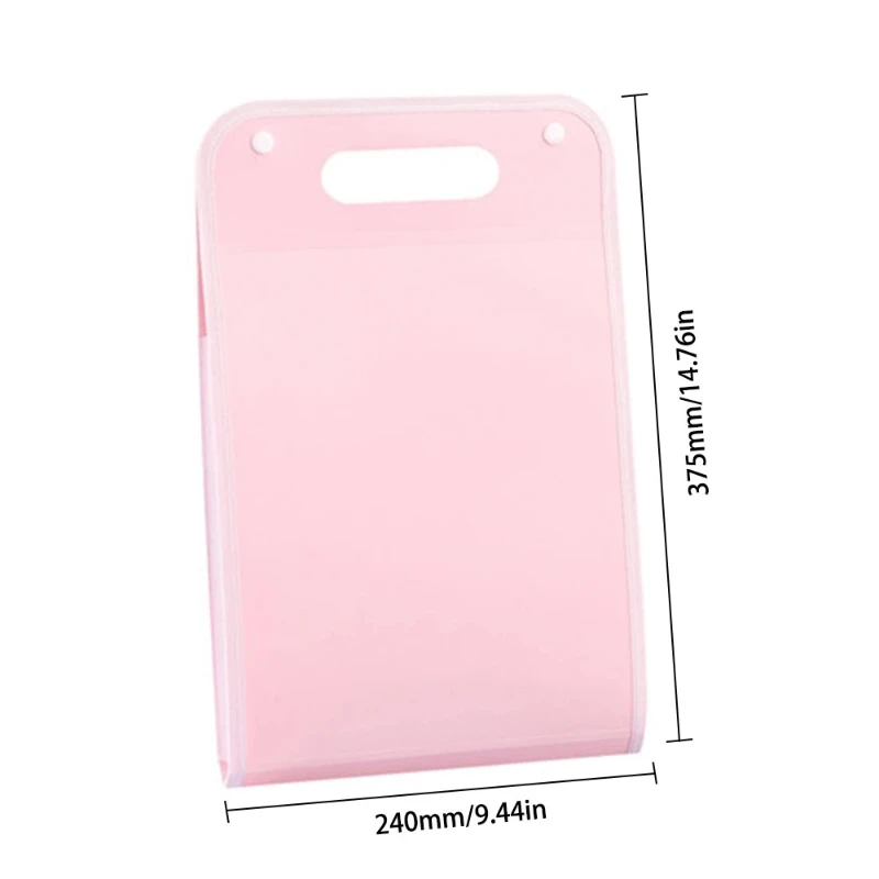 Multi-layer Storage Bag Sewing Tote Bag 13-layer Folder Organizer Portable Anti-deformation Standing A4 Paper Home Storage