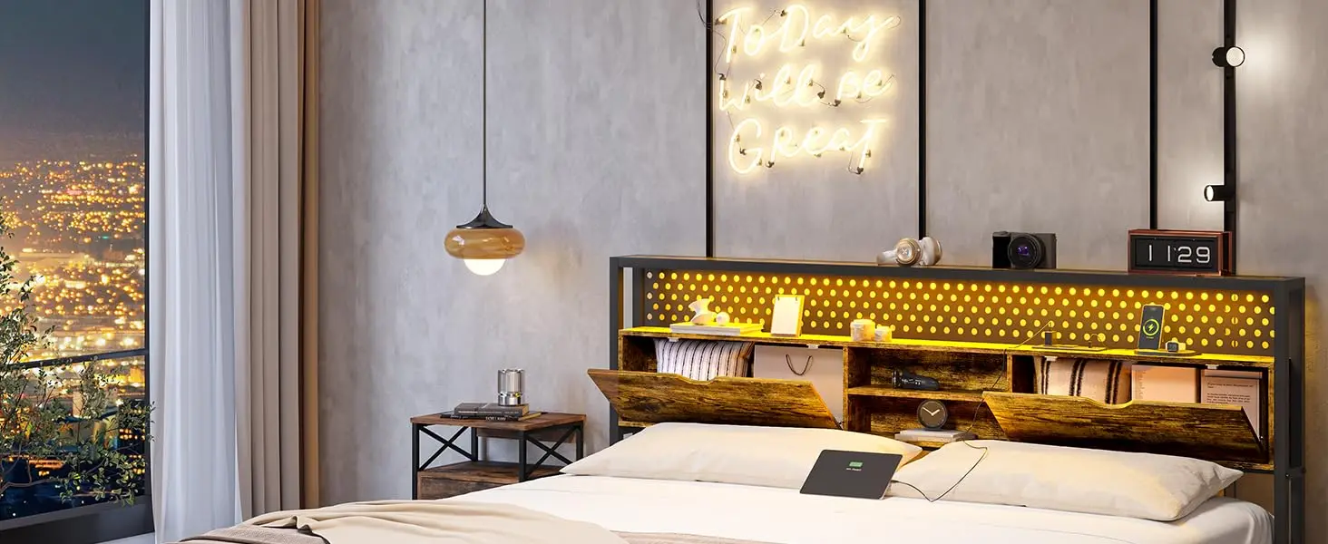 Queen bed frame