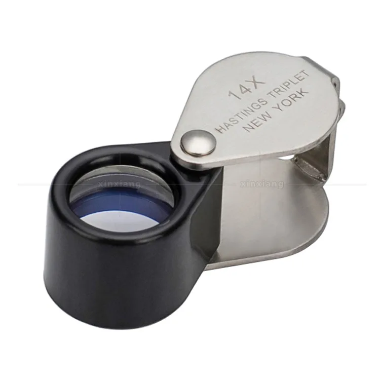 Jewelers Eye Loupe 30X Pocket Jewelry Loupe Jewelers Eye Magnifying Glass  Magnifier for Antiques Jewelry Coins Stamps