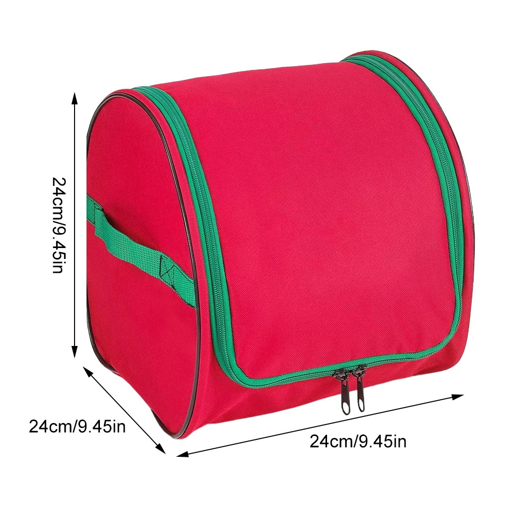 Christmas LED Light Storage Box Oxford Christmas Storage Bag For Decorations Multifunctional Bag With U-zipper