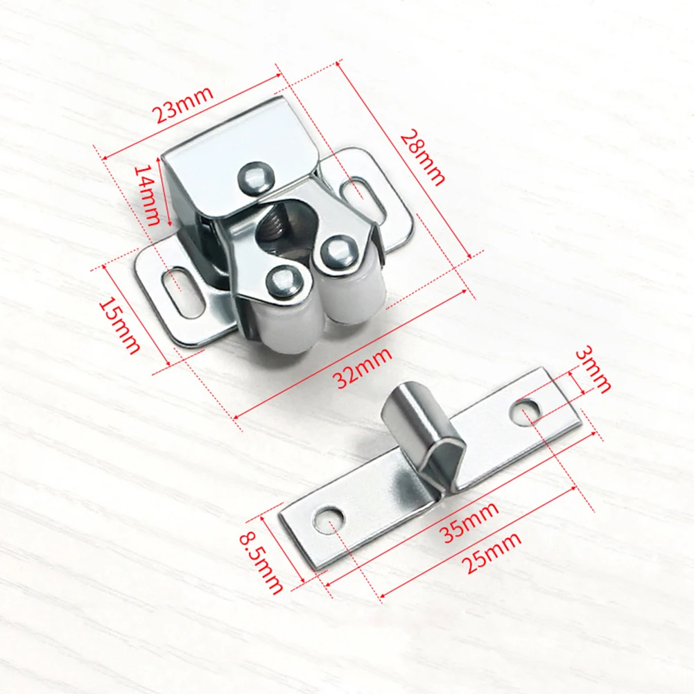 1-10PCS Door Stop Closer Stoppers Damper er Magnet Cabinet Catches With Screws For Wardrobe Hardware Furniture Fittings magnetic cabinet catches door closer door catches door stops cabinet door stop cabinet door buffer