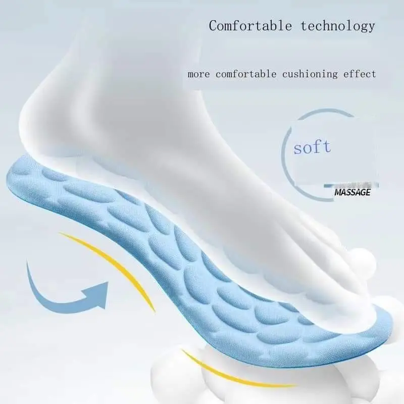Description Picture 6 of itemMassage Memory Foam Insoles for Shoes Sole Breathable Cushion Sport Running Insoles Feet Orthopedic Insoles Men Women Shoe Pads