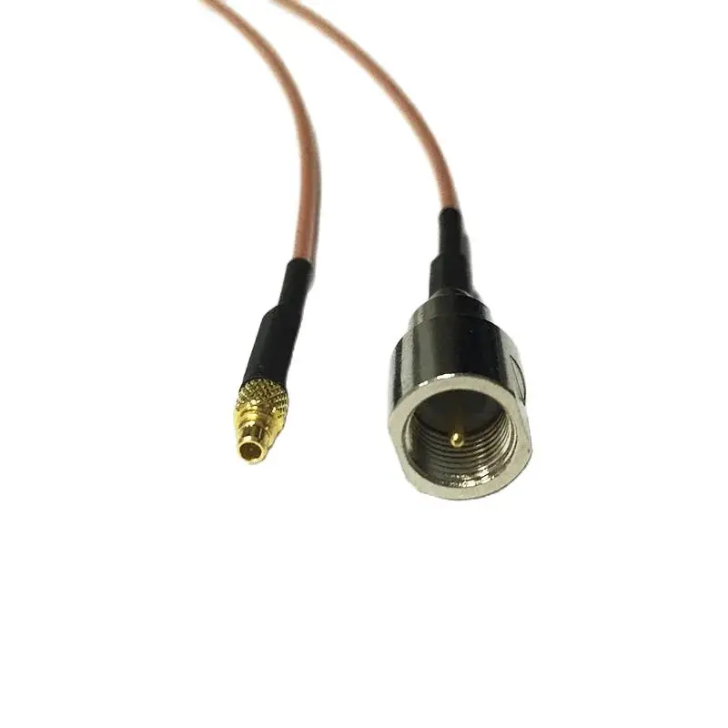 New FME Male Plug  Switch MMCX Straight RG178 Cable Adapter Wholesale 15CM 6