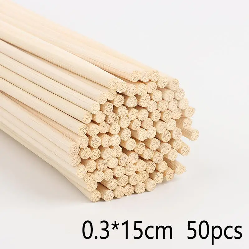 30 Bastoncini Diffusori In Rattan Naturale 30 Cm – Ricambio Per Olio Essenziale, Lunga Durata