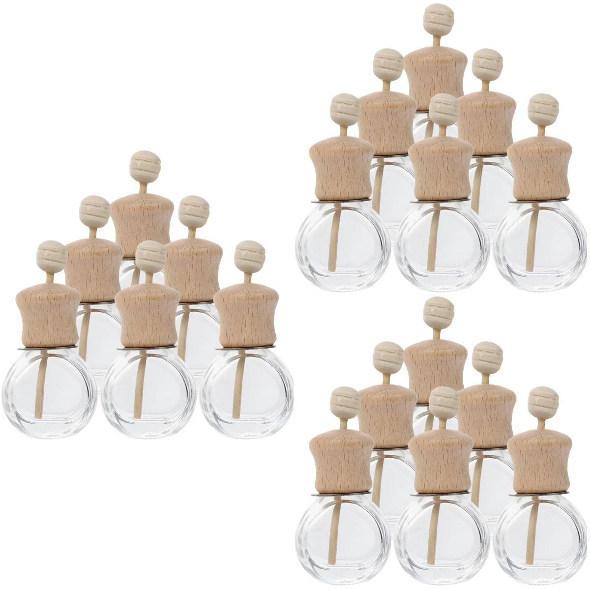 

18 Pcs Diffuser Car Aromatherapy Bottle Delicate Fragrance Reusable Perfume Air Outlet Scent Household Compact