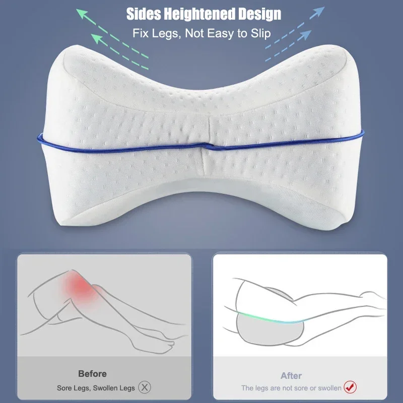Side Lying Heart Shaped Memory Cotton Vein Cushion Leg Pillow Pregnant Women Sleeping in Bed Side Sleeping Clip Leg Pillow 2