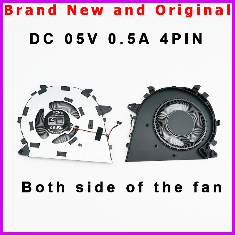 New Laptop Fan Cooler for Lenovo Yoga 7 14ARB7 5h40s20598 82QF FPJU DC 5V 0.5A DFS5K121154915