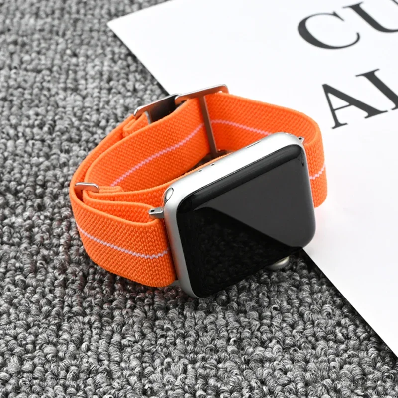Wristwatch Bands Band 44mm Apple Watch Strap Elastic Nylon