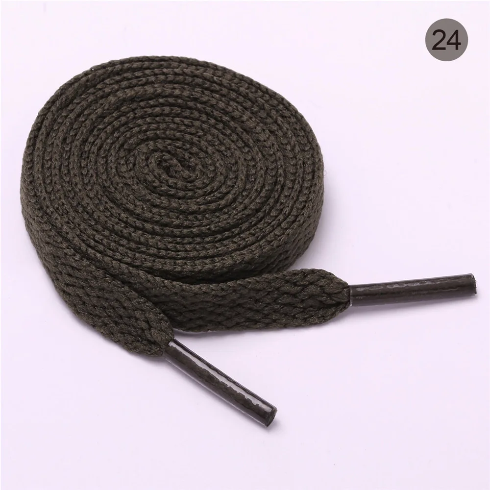 Vibrant Collection of Flat Shoelaces for Sneakers - 26 Color Options