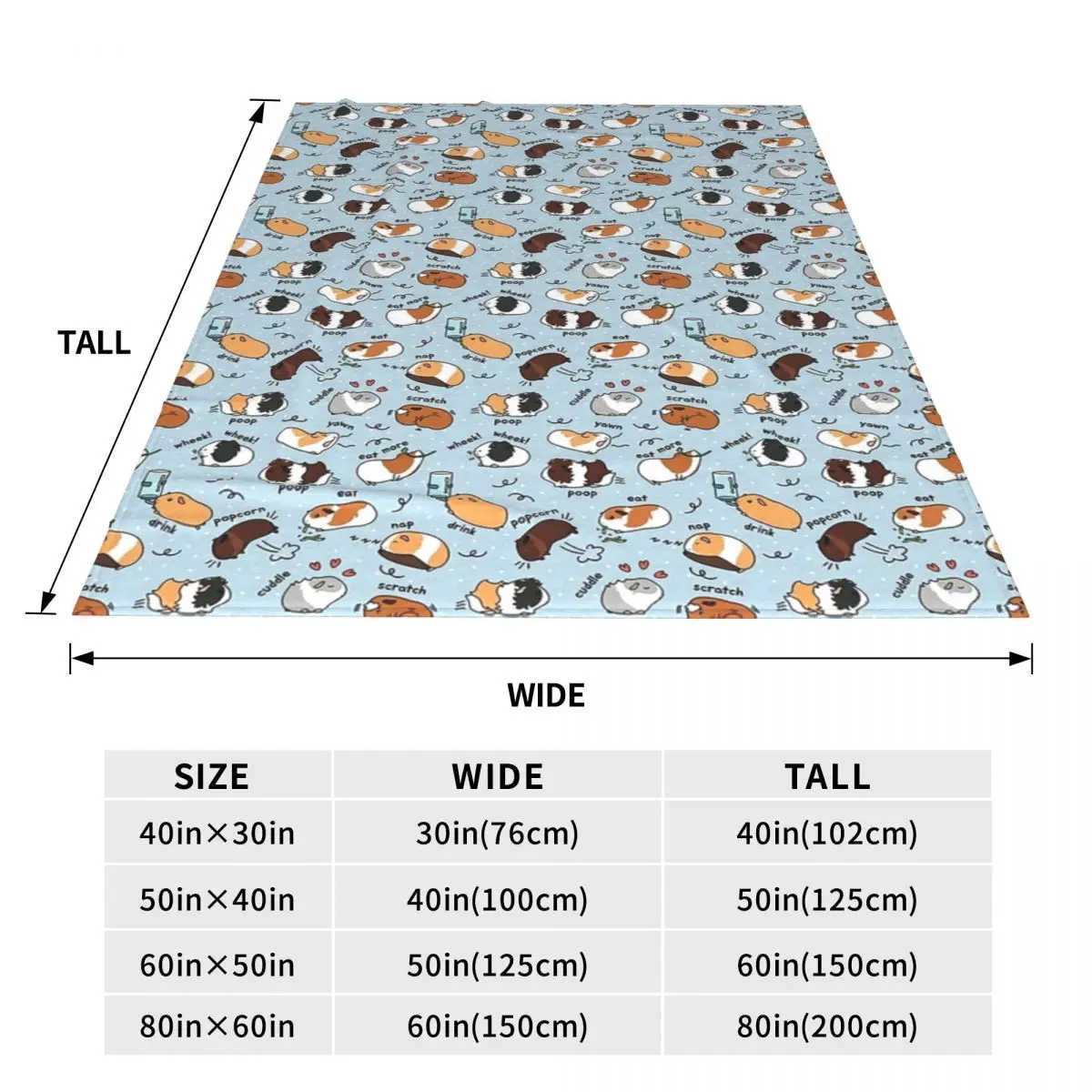 Guinea Pig Daily To-Do List Blanket Fleece Throw Blankets Sofa Throw Blanket For Couch Bedding Office Throws Bedspread Quilt 3