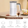 110V/220V Electric Milk Frother 4 In 1 Auto Mixer for Coffee Milk Foamer Machine Stainless Steel Milk Heating Steamer Foamer 4
