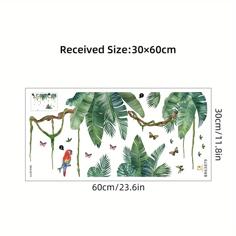 Kiwistar Grande Falter Fiori Adesivo da Parete in 6 Taglie – Wall Sticker Wall Sticker, 25_schwefelgelb, 96 x 88 cm