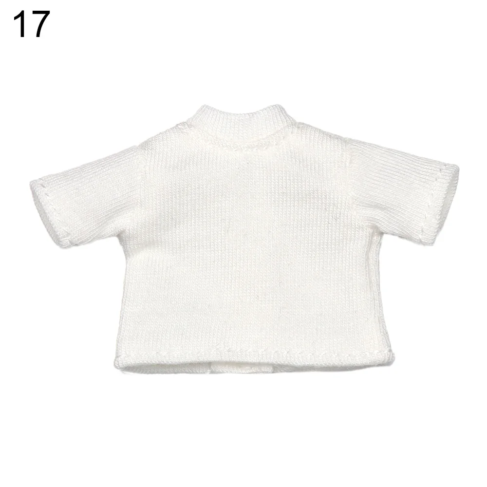 Striped Knit Doll Outfit with T-Shirt, Shorts, & Socks - Cute Gift Set