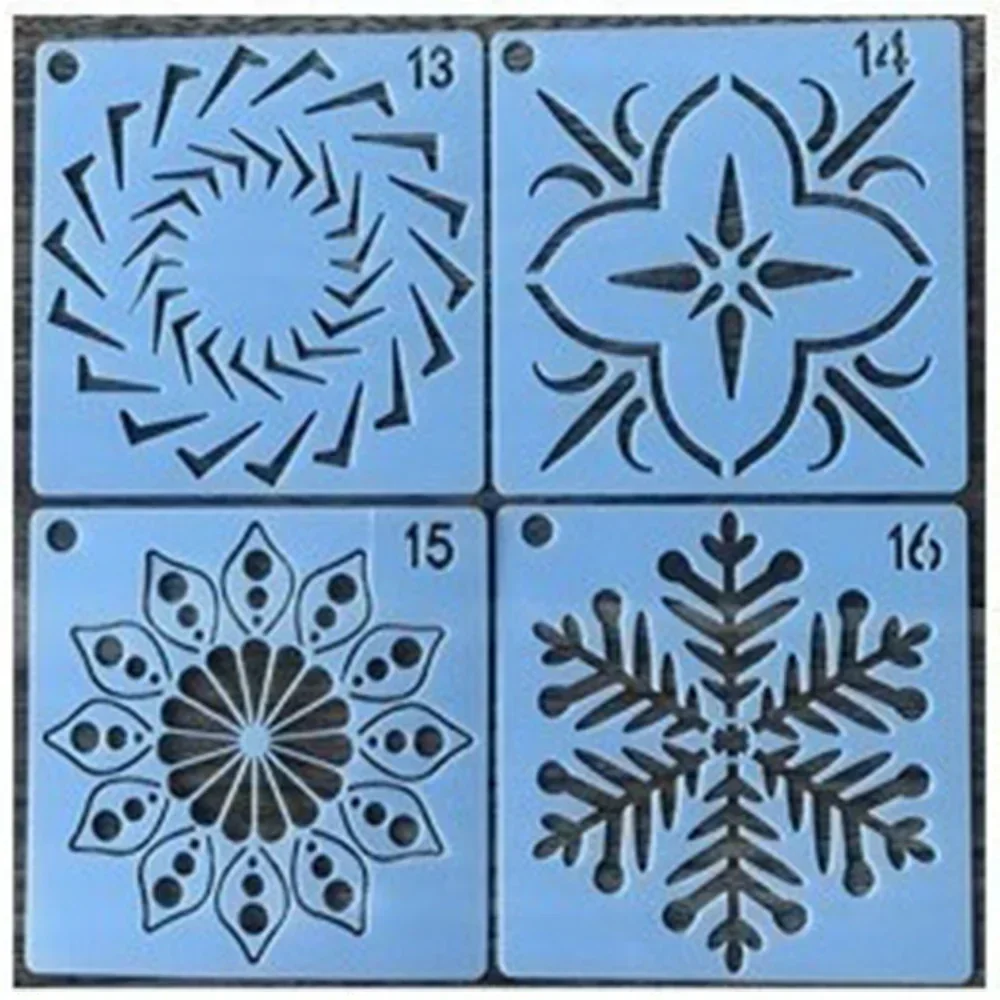 Mandala Wall Painting Stencils - 36 DIY Art Templates for Creative Crafts