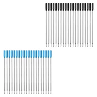 20pcsset L:4.5 In Ballpoint Pen Refills for Cross Pens Medium Point blue Black Ink 1