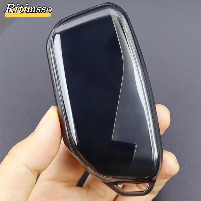 Transparent Soft TPU Car Smart Key Cover Case - Premium Accessories
