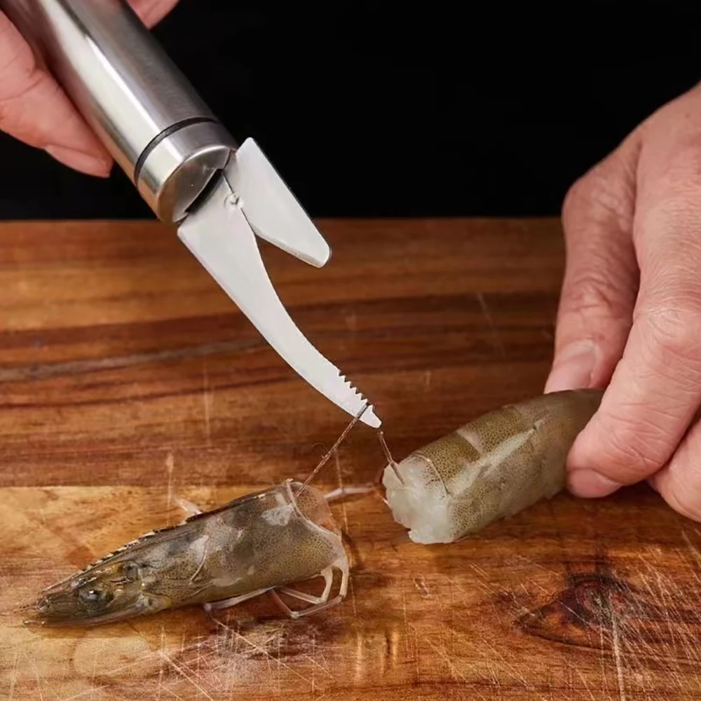1 Shrimp Peeler Knife 304 Stainless Steel for Prawn Devein Peel shrimp peeler