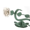 Green Flower Petal Table Lamp Bedroom Bedside Flower Night Light Glass Lampshade 6