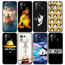 

Anime Luffy One Piece For Xiaomi Mi 12 12X 11T 11 11i 10i 10T 10S Note 10 9T 9 SE Lite Ultra Pro 5G Black Capa Phone Case