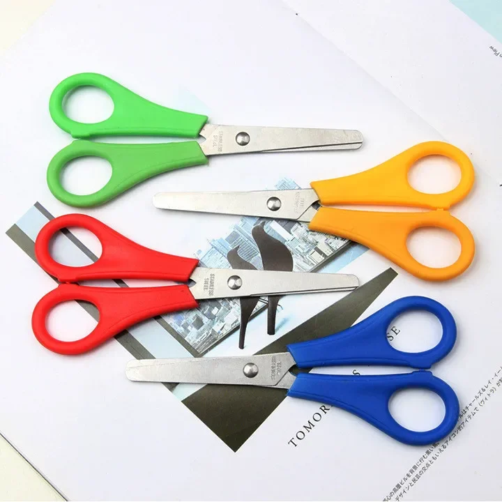 Scissors DIY Handmade Scissors Safety Ruler Scale Scissors Stationery Student School office supplies Scale stationery cute pen - 2