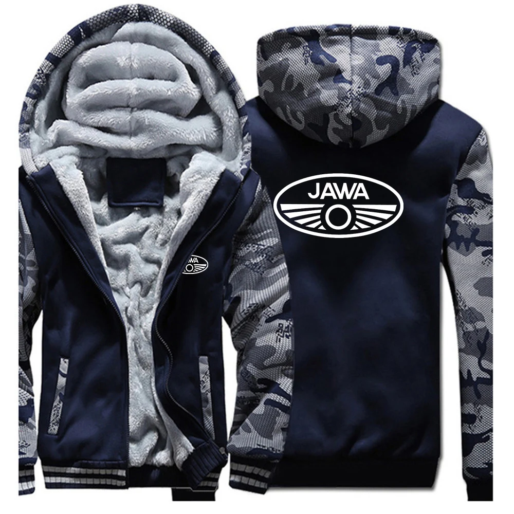 Men's Long Sleeve Motorcycle Logo Hoodie