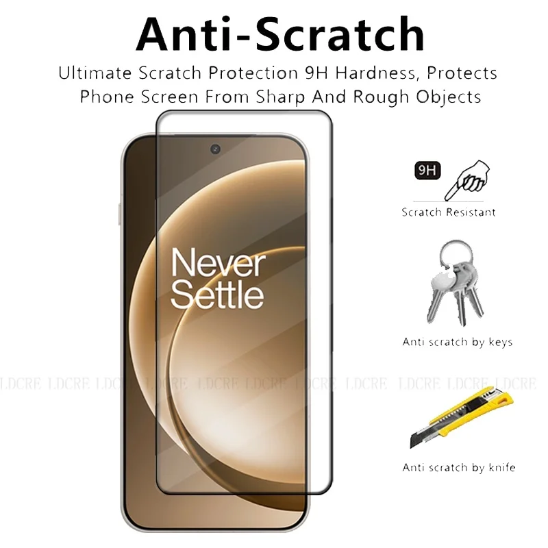 6-in-1 Tempered Glass Full-Cover Screen and Lens Protector with 9H Hardness