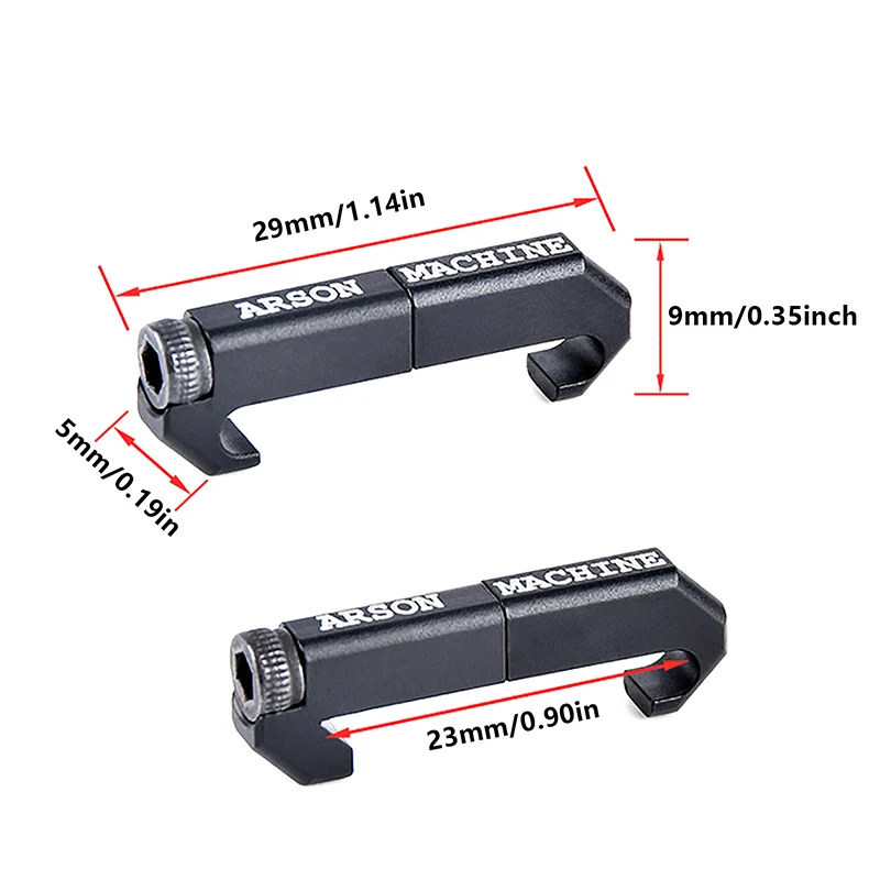 3pcs/Set Wire Guide System for Picatinny Rail for Picatinny Rail Accessories