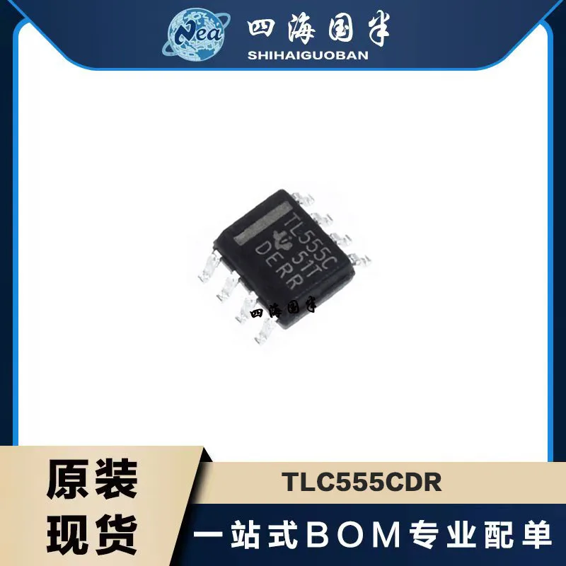 

10PCS TLC555CDR TLC555IDR SOP8 TLC556CDR TLC556IDR SOP14 2.1-MHz, 250-µA, Low-Power Timer/15V Dual LinCMOS Timer