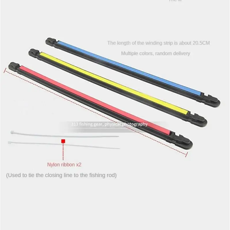 Winding Plate Abs Detachable Practical Universal Reusable Fishing Rod Line Card Rod Fishing Gear Accessories 1~10PCS