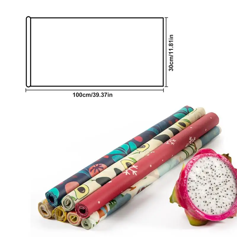 Beeswax Food Wrap Beeswax Wrap Reusable Natural Food Grade Preservative Cloth Organic Cotton Eco Friendly Sustainable