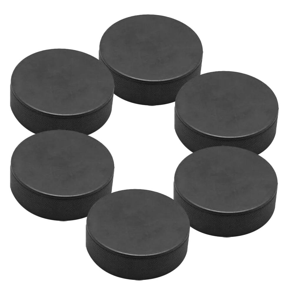 6 Pcs Hockey Training Supplies Ice Race Puck Practical Balls Pucks Game Indoor Street Component 4
