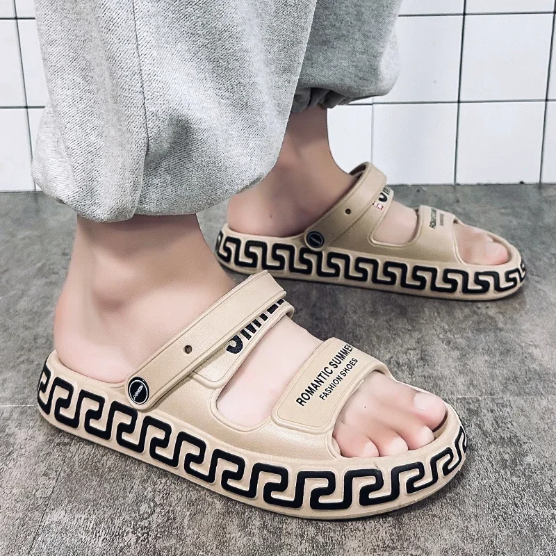 نعال سحابية مريحة مانعة للانزلاق للرجال ، صنادل ال...