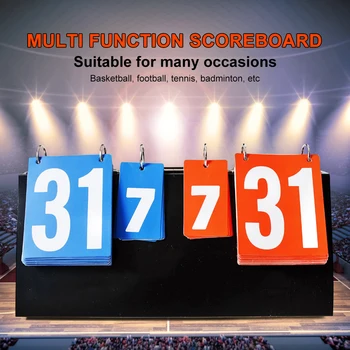 4-Digit Basketball Competition Scoreboards Multifunctional Sports Competition Score Indicator Practical for Sports Referee 1