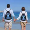 Custom Kawaii Stitch Drawstring Backpack Bags Women Men Lightweight Cartoon Gym Sports Sackpack Sacks for Training 6
