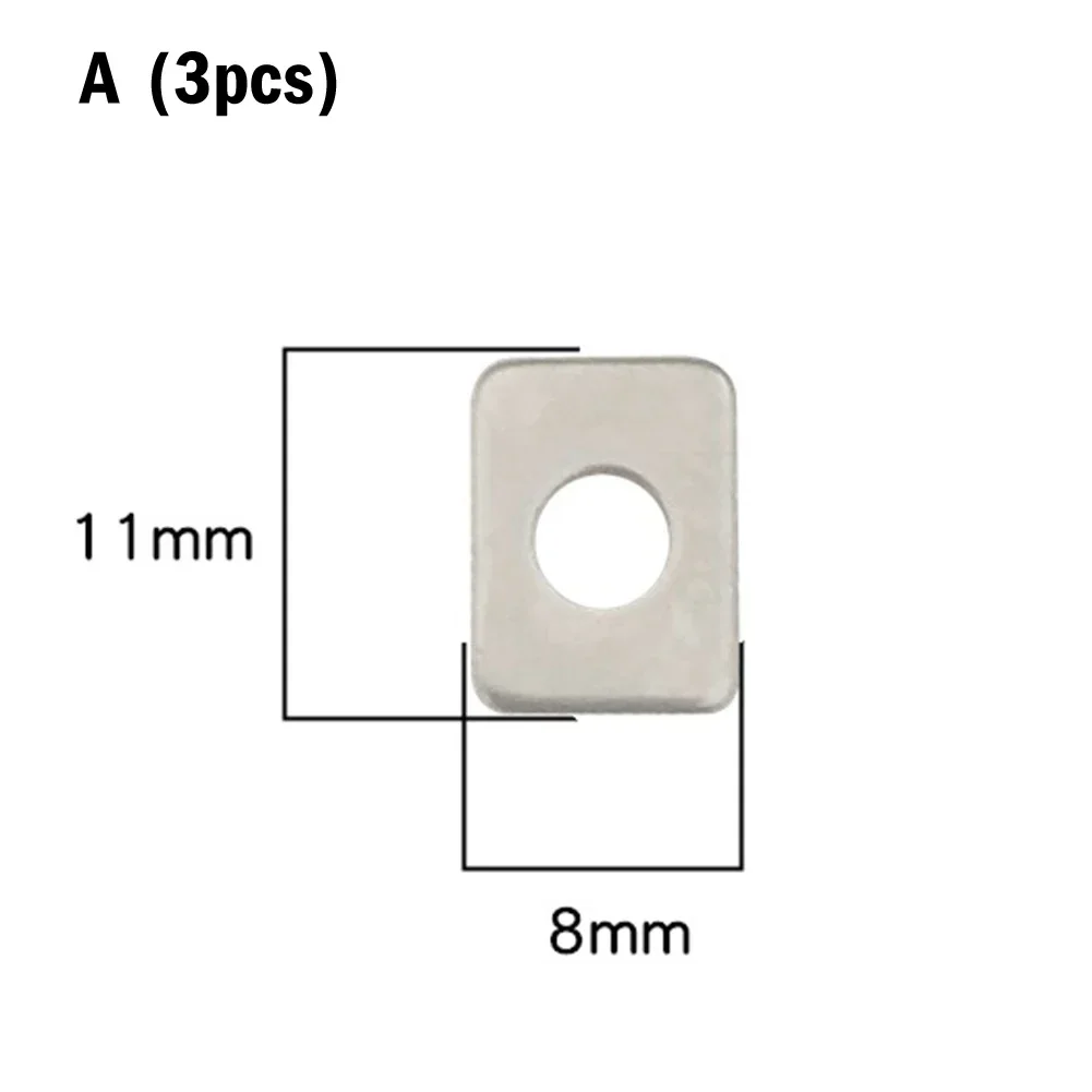 Metaal U-vorm luchtcompressor klepplaat accessoires - 5 stuks, 59mm breed
