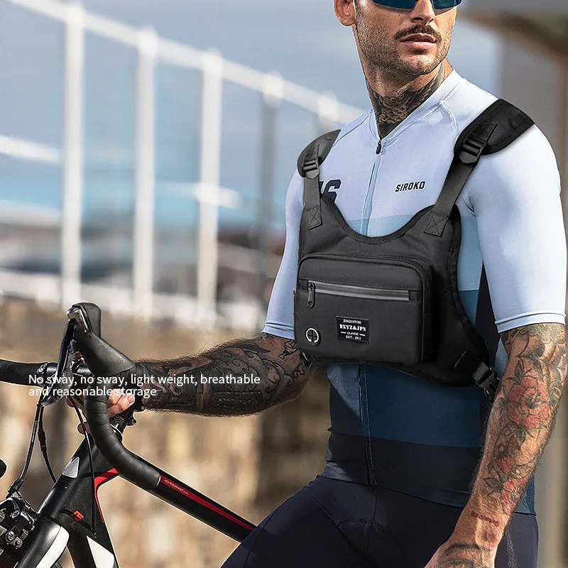 Taktisk charterflygväst Casual Personlig trendig axel bröstväska för män Arbetsryggsäck_voghion.com