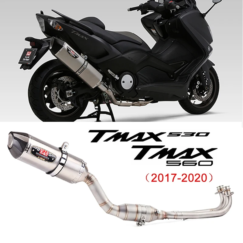 

Full System Exhaust Muffler Escape Slip On For Tmax530 Tmax560 Tmax 530 560 2017 - 2021 Exhaust Escape