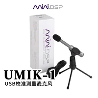 MiniDSP UMIK-1 electroacoustic field measurement microphone test microphone pressure frequency response curve tuning box 1