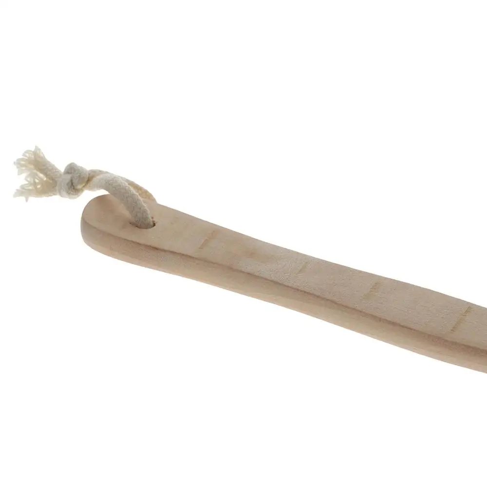 Durable Long Wooden Handle Body Bath Scrubber Double Sided Shower Scrub Brush Rubbing  Scrub Shower Brush Body Massager