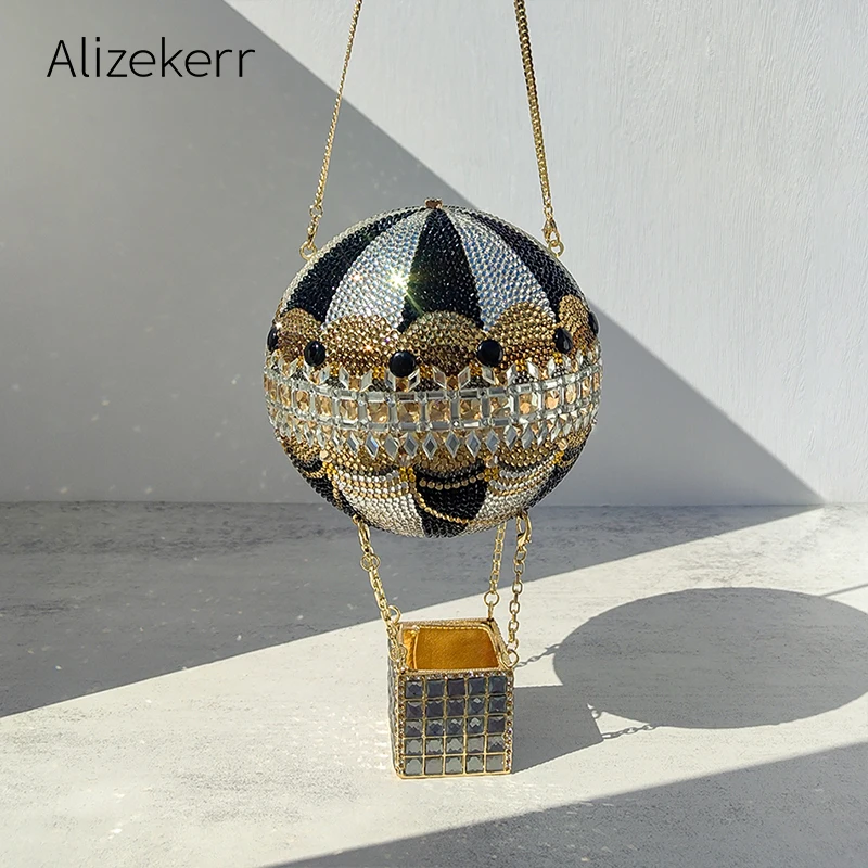 Black Rhinestone Clutch Evening Clutch Purse For Women Formal