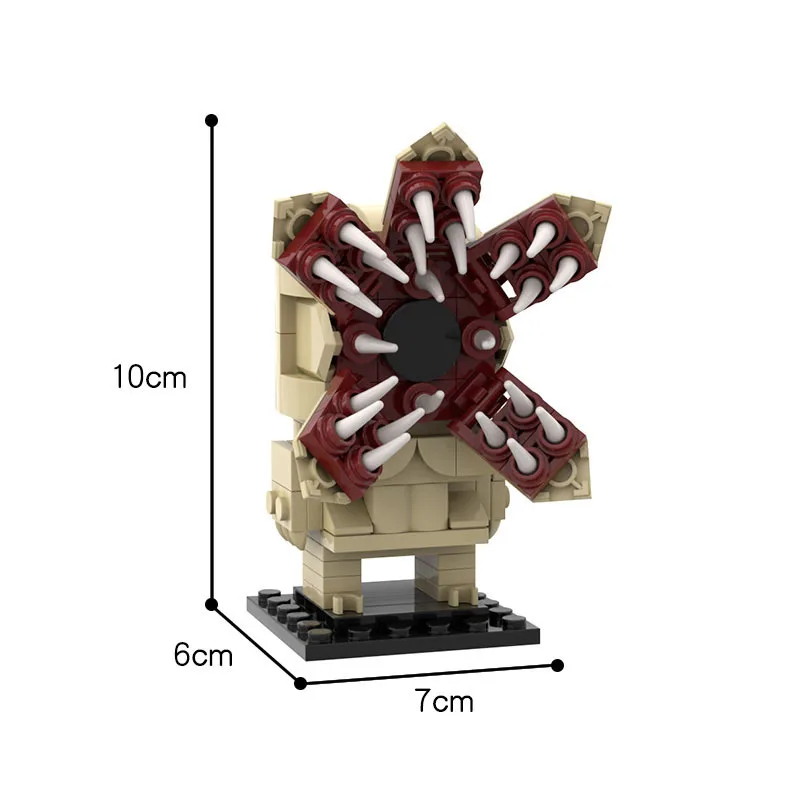 Hot Demodog Orchid Monster Building Blocks Kit For Strangered Things Vecna Clock Figures Eleven Van Bricks Model Toys Kid Gift