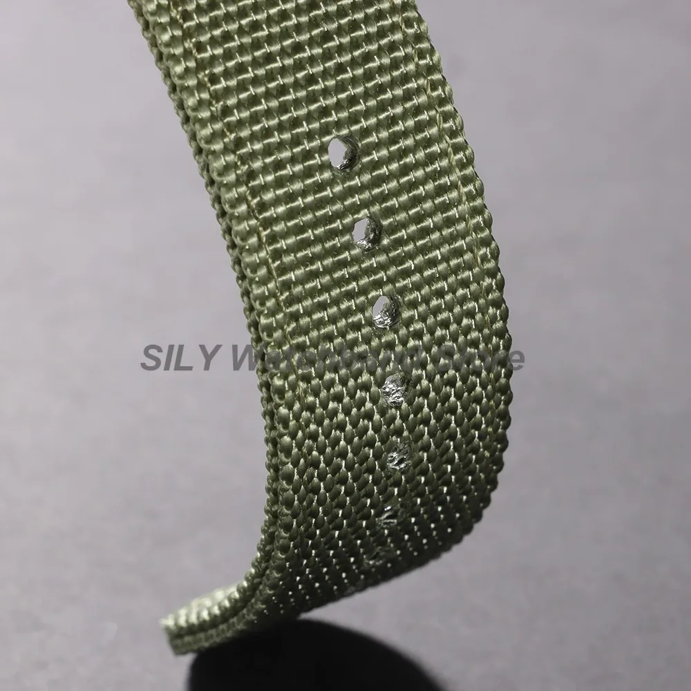 18mm 20mm 22mm 24mm Schnellverschluss-Uhrenarmband aus Canvas, Nylonband für Herren und Damen, Ersatz-Uhrenarmband für Smartwatch-Gürtel und Zubehör – Detail 4