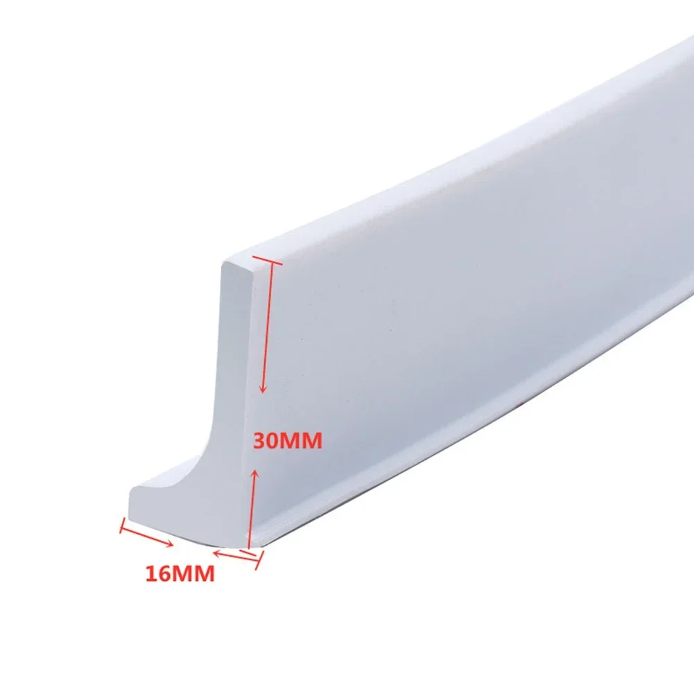 Silicone Shower Barrier Bathroom Water Stopper Water Barrier Retaining Strip Dry And Wet Separation Door Sealing Strip shower water stopper shower water barrier water barrier strip
