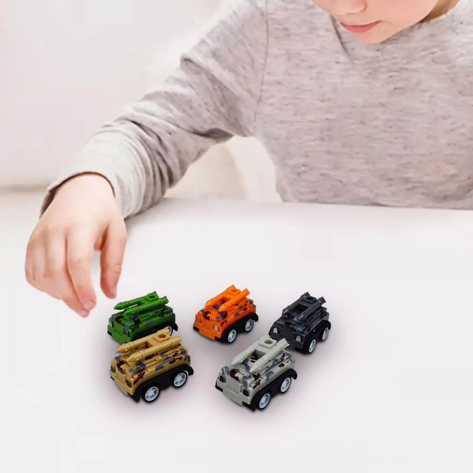 

Engineering Vehicle Inertial Car Toy Vehicles Toy Training Toys Boomerang Rocket Model Friction Car Toy for Presents