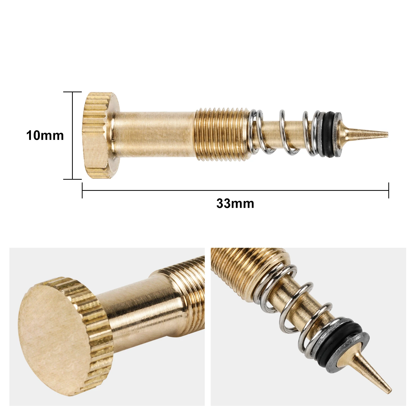 Vergaser-Pilotluft-Kraftstoffmischungsschraube für Suzuki DR650S DR650SE 1996-2024 DR650S/SE DR 650 S DR 650 SE DR650 S DR650 SE – Detail 2