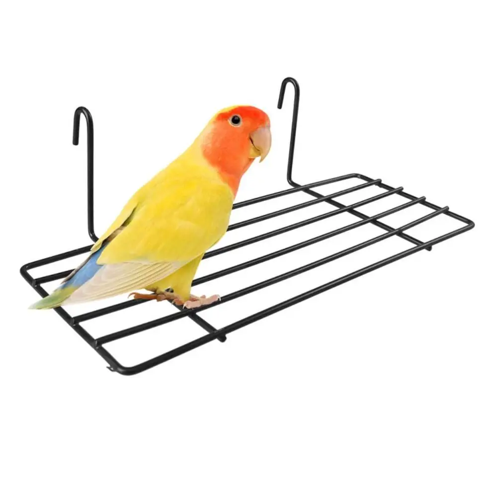 Grid Wall Shelf Decoration Frame Bird Cage Wall Platform Bird Shelf