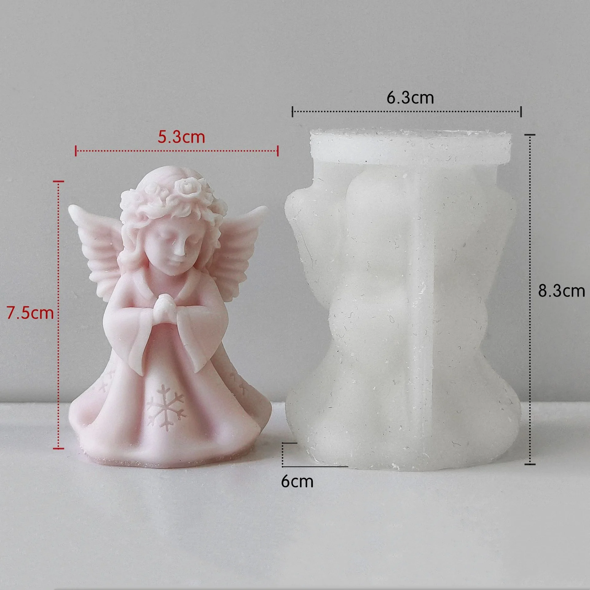 Angel Aroma Candle Silicone Mold Christmas Decoration Gift DIY Candle Plaster Ornament Mold silicone mold,silicone candle mold,aromatherapy candle mold,silicone candle molds,candle mold